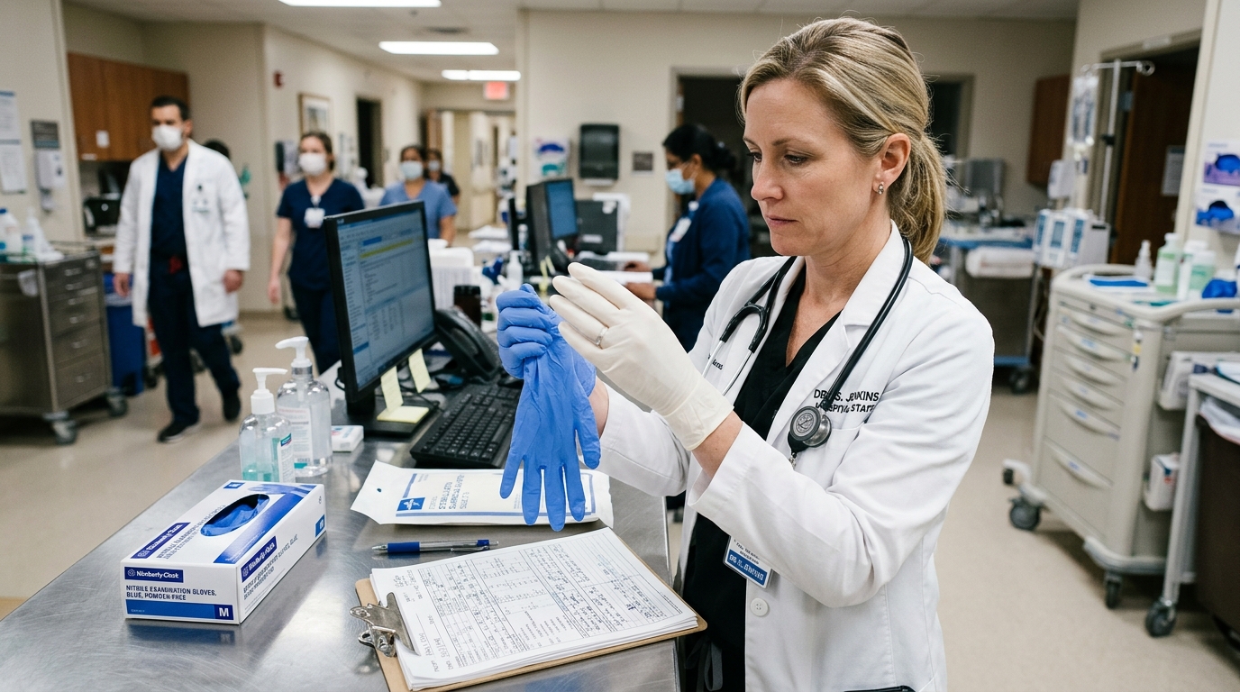 A Complete Guide to Selecting Between Latex and Nitrile Gloves in Healthcare